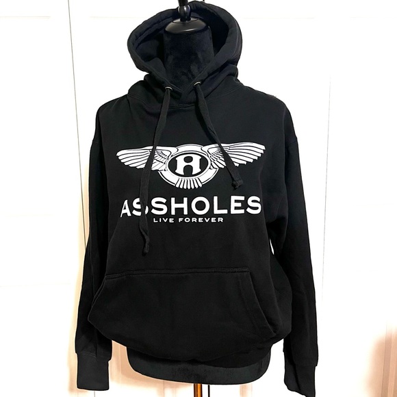 Linda Finegold Other - ALF Black Hoodie Pullover sz Medium